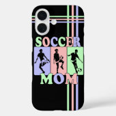 Voetbal Mom Pastels Case-Mate iPhone Case (Achterkant)