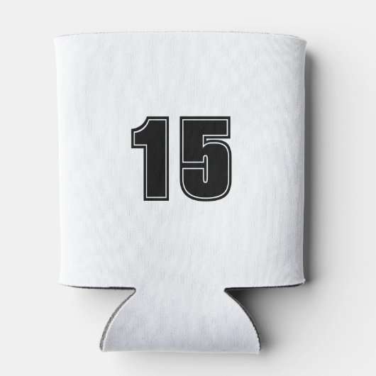 Voetbal Mom Polka Dot Voetbal Custom Blikjeskoeler (Achterkant)