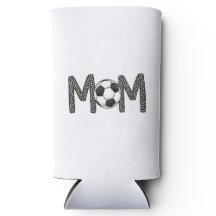 Voetbal Mom Polka Dot Voetbal