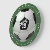 Voetbal Monogram Association Football Sport Grote Klok (Hoek)