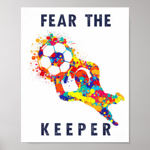 Voetbal Moppige Doelman Citaat Poster