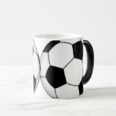 voetbal Morphing Coffee Mok (Voorkant rechts)