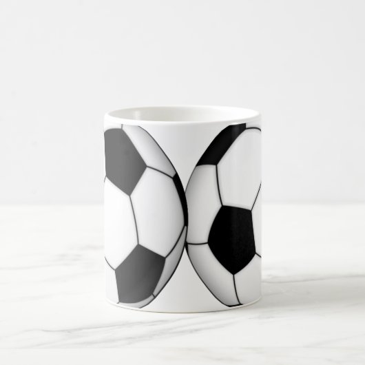 voetbal Morphing Coffee Mok (Center)