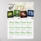  Voetbal Motivatie 2026 KALENDER Poster (Voorkant)