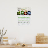  Voetbal Motivatie 2026 KALENDER Poster (Keuken)