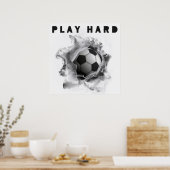 Voetbal Motivatie Poster (Keuken)