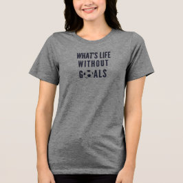 Voetbal Motivatie Speldag Sportieve Geest Leuk Cad Tri-Blend Shirt