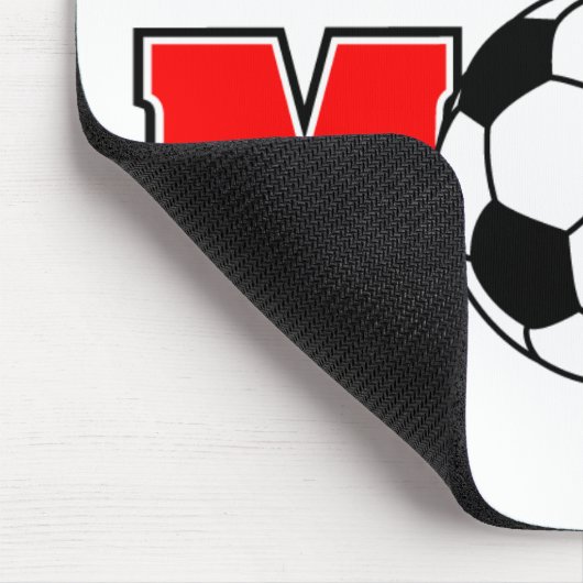 Voetbal Mousepad Muismat (Hoek)