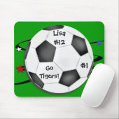 voetbal Mousepad Muismat (Met muis)