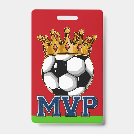Voetbal MVP-badge Badge (Voorzijde)
