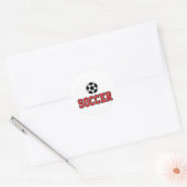 Voetbal N Bal12 Ronde Sticker (Envelop)
