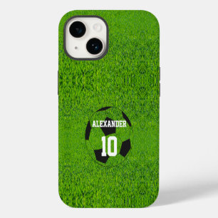 Voetbal   Naam & Nummer iPhone 14 Hoesje