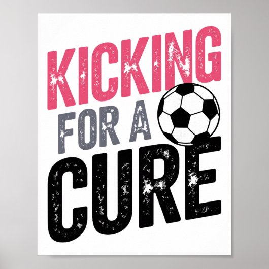 Voetbal naar een genezing poster (Voorkant)