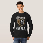 Voetbal Nana Leopard Ball Moederdag T-shirt (Voorkant volledig)