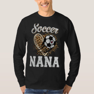 Voetbal Nana Leopard Ball Moederdag T-shirt