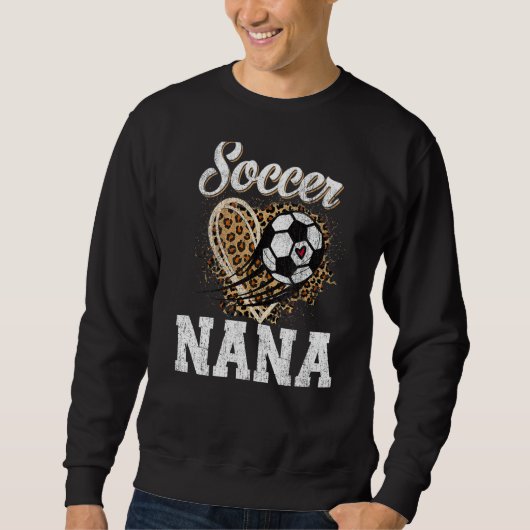Voetbal Nana Leopard Ball Moederdag Trui (Voorkant)