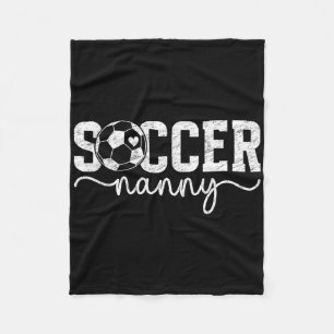 Voetbal Nanny Oma Trotse Nanny Van Een Voetbalspel Fleece Deken