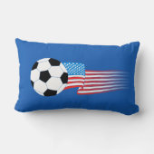 Voetbal: Navy USA Kussen (Achterkant)