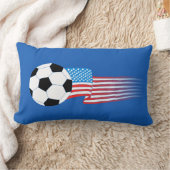 Voetbal: Navy USA Kussen (Deken)