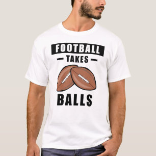 Voetbal neemt ballen - Grappig T-shirt