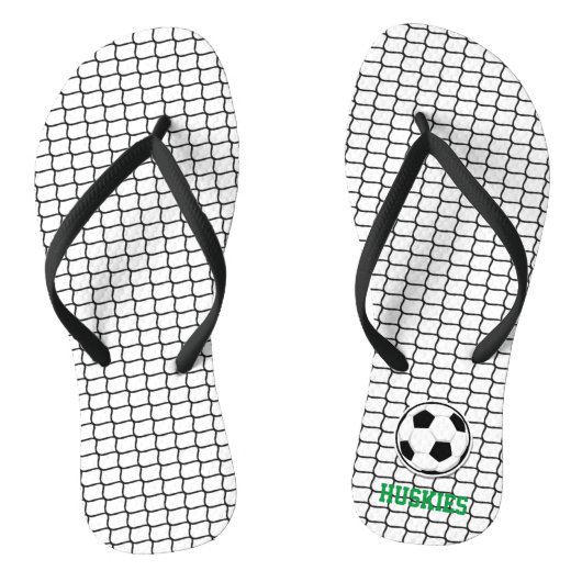 Voetbal Net TEAM NAAM Sport Coach Speler Fans Teenslippers (Voetbed)