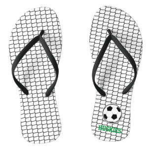 Voetbal Net TEAMNAAM Sport Coach Speler Fans Teenslippers
