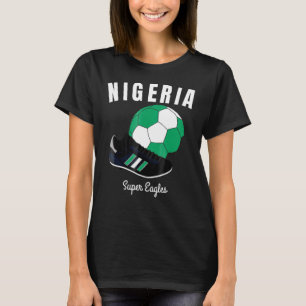 Voetbal Nigeria Cool Nigeriaanse vlag Football T-s T-shirt