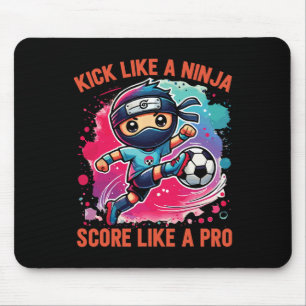 Voetbal Ninja Trap Als Een Ninja Scoor Als Een Pro Muismat