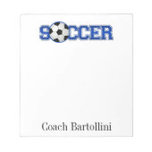 Voetbal Notitieblok (Voorkant)