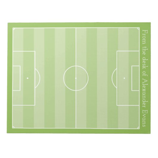 Voetbal Notitieblok (Voorkant)