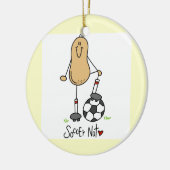 Voetbal Nut T-shirts en cadeautjes Keramisch Ornament (Links)