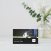Voetbal of Football Coach of Speler Visitekaartje (Staand voorkant)