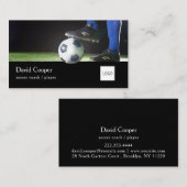 Voetbal of Football Coach of Speler Visitekaartje (Voorkant / Achterkant)