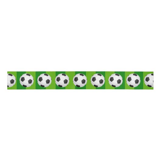 Voetbal of Football Grosgrain Lint (Voorkant)