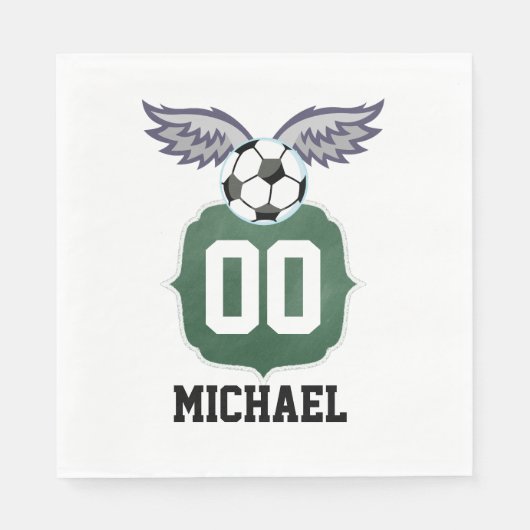 Voetbal of Football Servet (Voorkant)