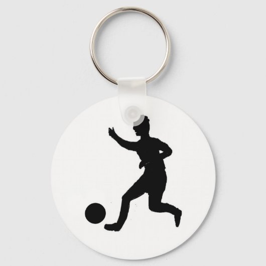 Voetbal of football sleutelhanger (Voorkant)