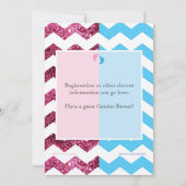 Voetbal of Sparkles Gender onthulling Uitnodiging (Achterkant)