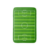 Voetbal of veld/Football van voetzoeker Badmat (Voorkant Verticaal)