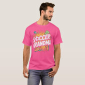 Voetbal Oma Grootmoeder Voetballer T-shirt (Voorkant volledig)