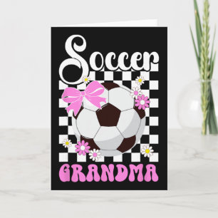Voetbal Oma Groovy Oma Van Een Voetballer G Kaart