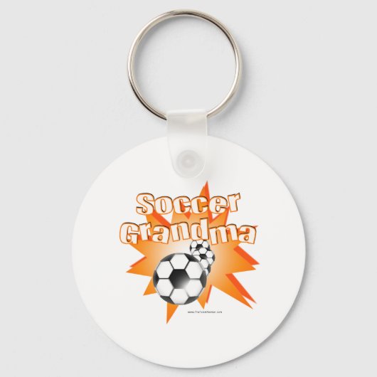Voetbal Oma Sleutelhanger (Voorkant)