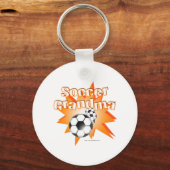 Voetbal Oma Sleutelhanger (Voorkant)