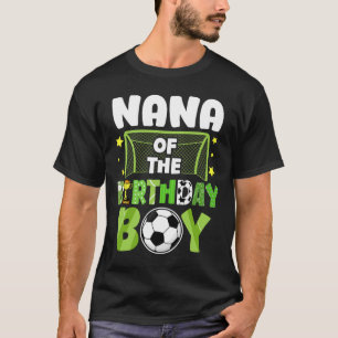 Voetbal Oma Verjaardag Jongen Feest Voetbal Famili T-shirt