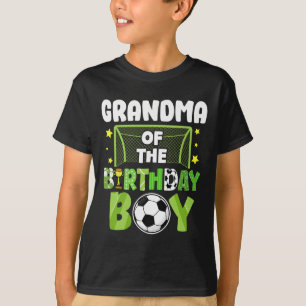 Voetbal Oma Verjaardag Jongen Feest Voetbal Famili T-shirt