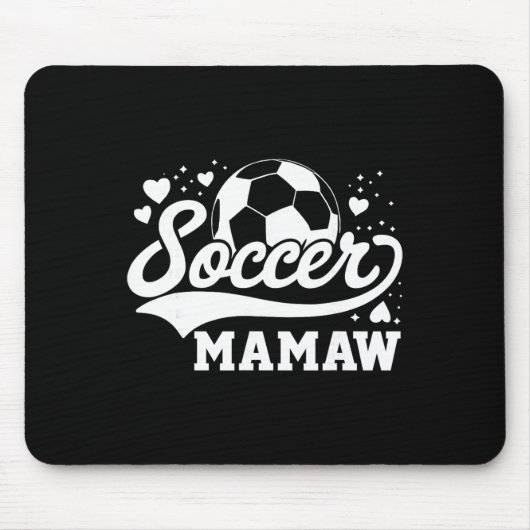 Voetbal Oma Voetbal Byll  Muismat (Voorkant)