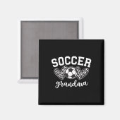 Voetbal oma voetbal grootmoeder spel dag Moeder' Magneet (Voorkant / Achterkant)