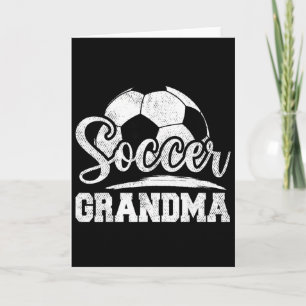 Voetbal oma voetbalspeler spel dag Moederdag Kaart