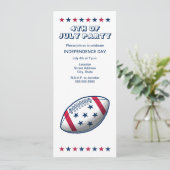 Voetbal Onafhankelijkheidsdag Kaart (Staand voorkant)