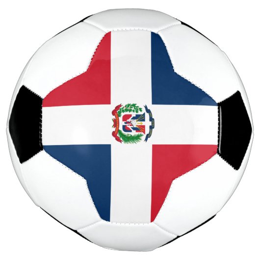 Voetbal onder de vlag van de Dominicaanse Republie (Gedraaid)