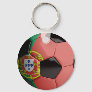 Voetbal onder Portugese vlag Sleutelhanger